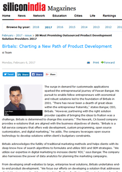 Birbals: Charting a New Path of Product Development